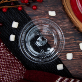 Dart 626TS PET Plastic Straw-Slotted Non-Vented Lid for 12- 24 Ounce Cold Cups -  Clear, 1000 Count